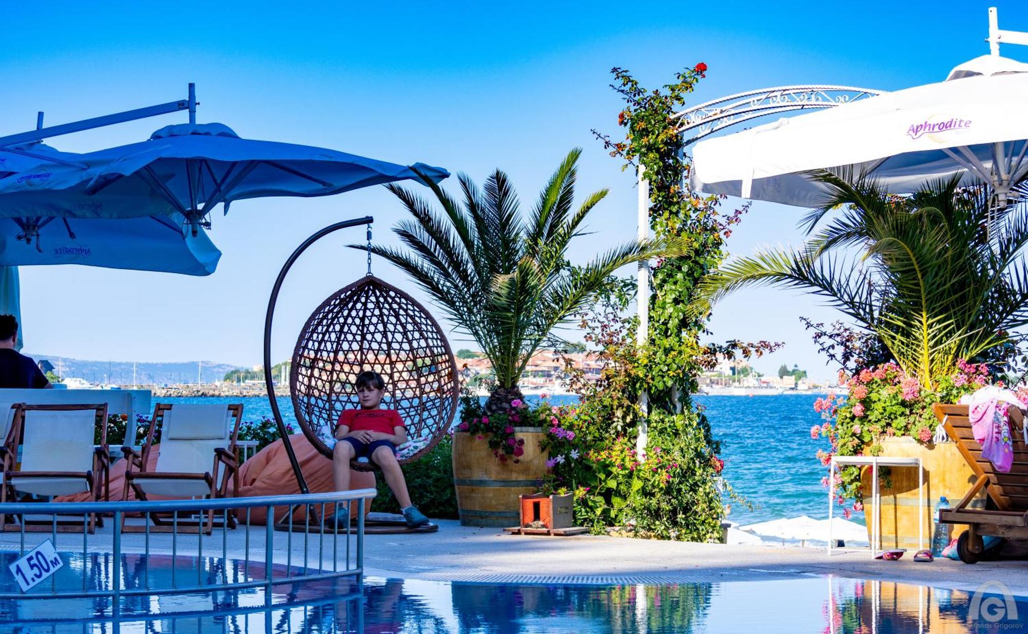 Aphrodite Beach Hotel Nesebar Exterior foto